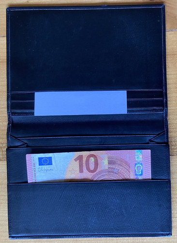 Brieftasche aus leder wenig - aus,