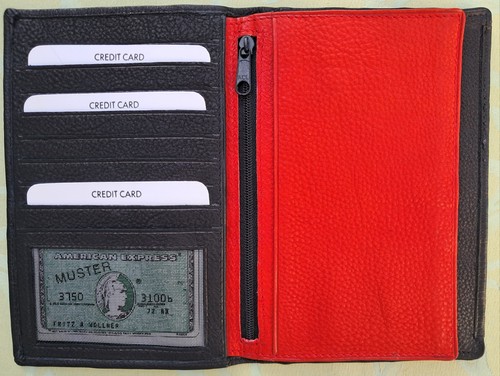 Neue brieftasche viele - neue,