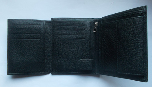 Leder schwarz geldbeutel - leder,