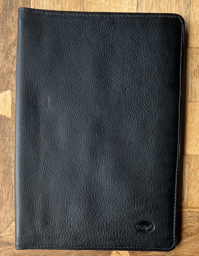Brieftasche leder schwarz - leder,
