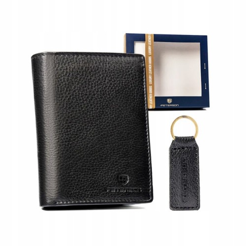 Schwarze herrenbrieftasche aus - schwarze,