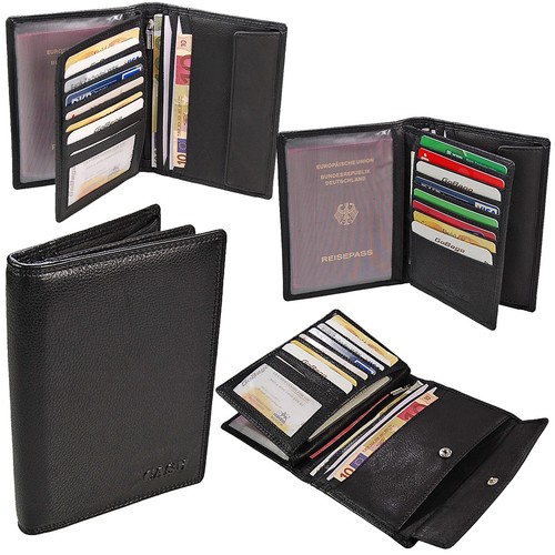 Herren leder brieftasche - leder,